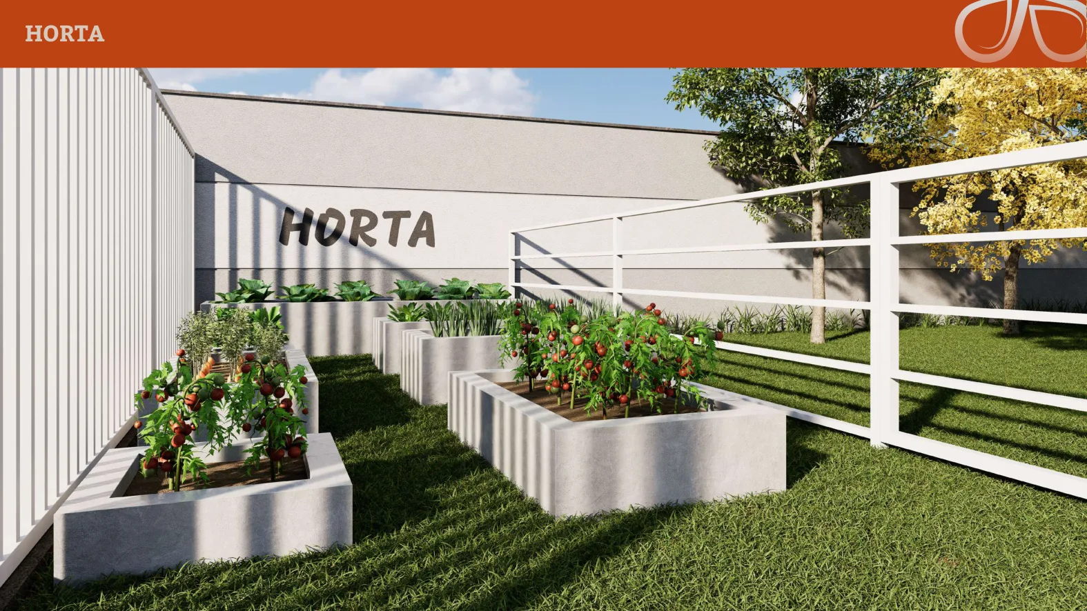 Perspectiva ilustrativa: Horta do Boulevard Cantareira, Zona Norte de São Paulo